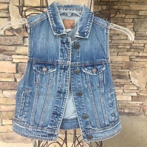 [Ameican Eagle] denim vest cute trendy XS
